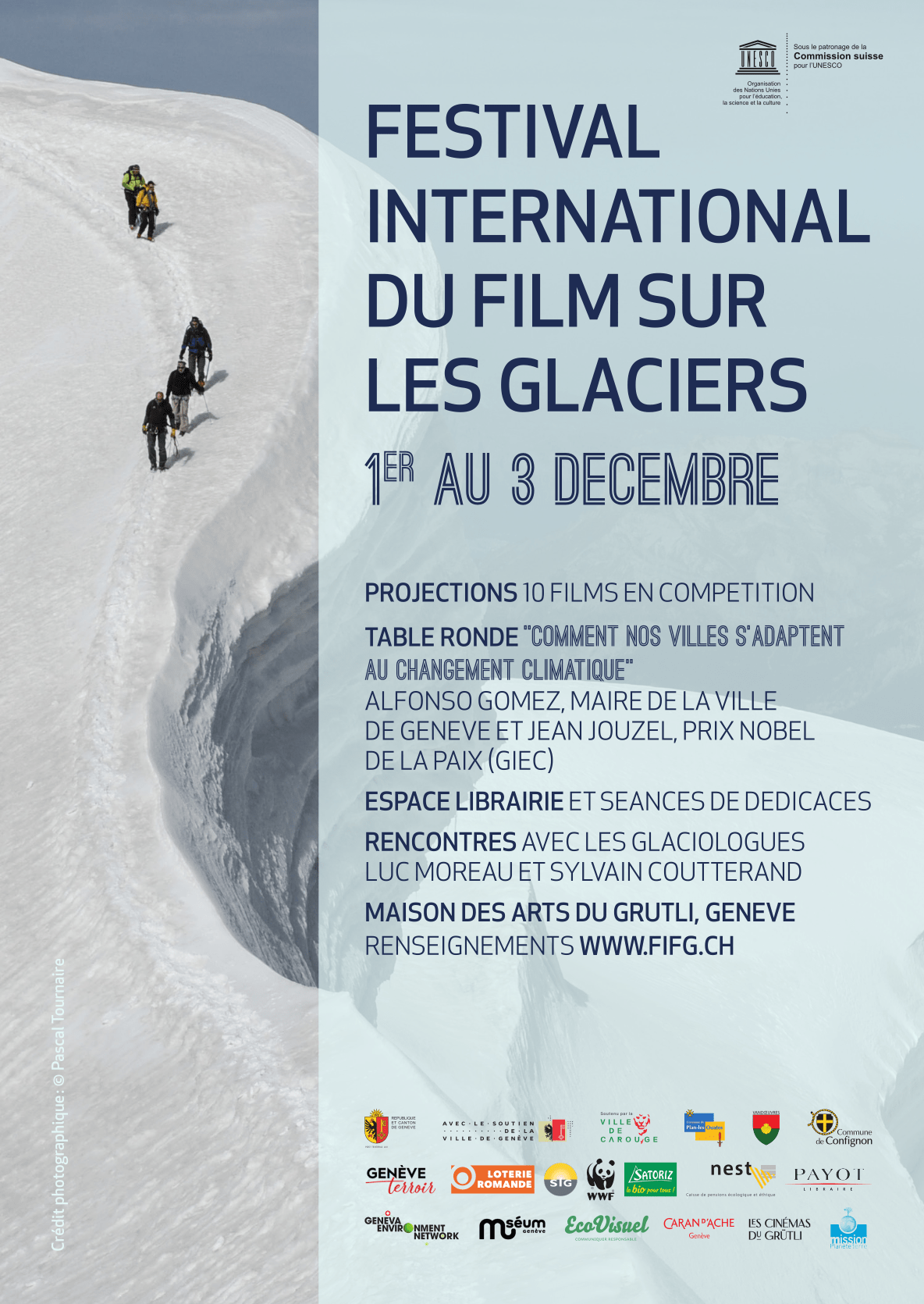 La 7ème édition du Festival International du Film sur les Glaciers